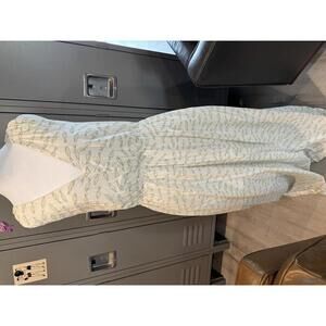 A New Day Fish Print Maxi Dress Sz L